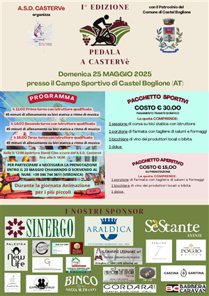 1^ Edizione - PEDALA A CASTERVE'